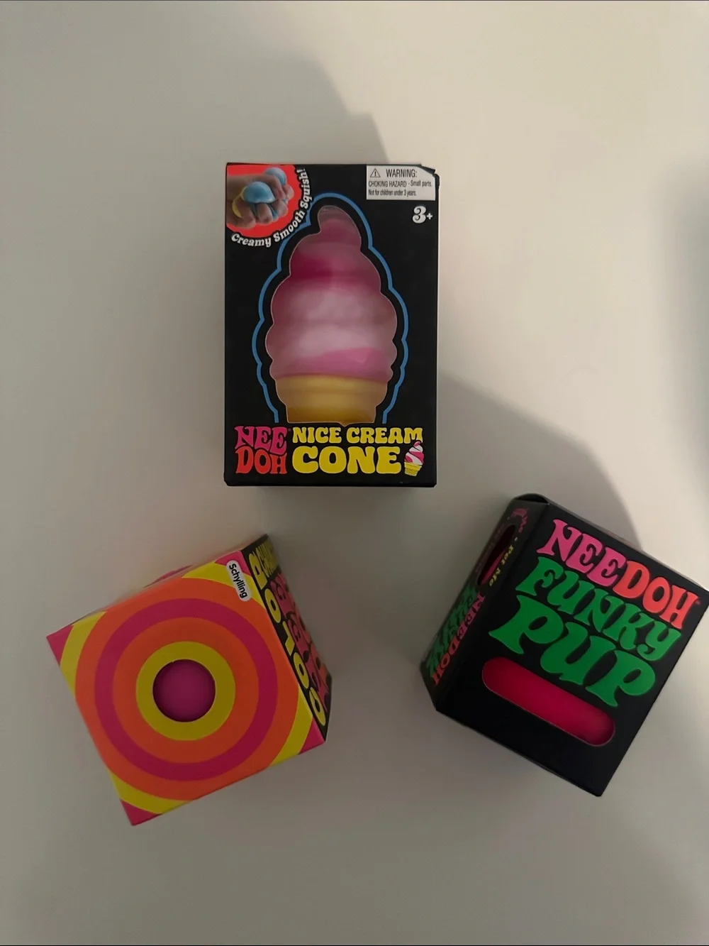Rare Pink Needoh Bundle-includes nice cream cone, color change and funky pup
